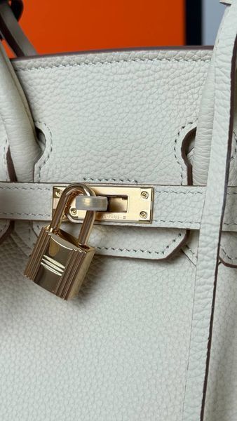 Модель в стилі Hermes Birkin Milk Gold  25  147-1 фото