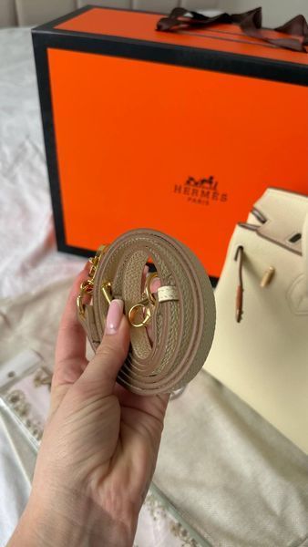Модель в стилі Hermes Birkin Milk Gold  25  147-1 фото