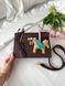 Сумка в стилі Hermes Kelly Chocolate Gold P15034 фото 4