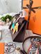 Сумка в стилі Hermes Kelly Chocolate Gold P15034 фото 10