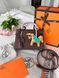 Сумка в стилі Hermes Kelly Chocolate Gold P15034 фото 1