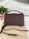 Сумка в стилі Jacquemus Chocolate Gold P12013 фото 2