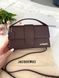 Сумка в стилі Jacquemus Chocolate Gold P12013 фото 10