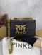 Сумка в стилі Pinko Black Gold Logo P14010 фото 10