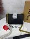 Сумка в стилі Pinko Black Gold Logo P14010 фото 7