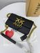 Сумка в стилі Pinko Black Gold Logo P14010 фото 6