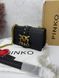 Сумка в стилі Pinko Black Gold Logo P14010 фото 8